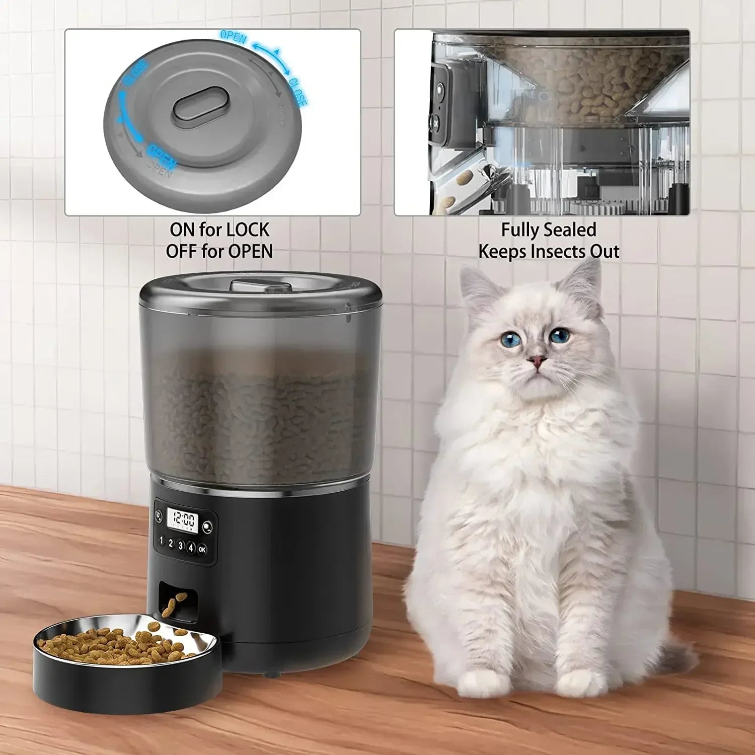 Smart Pet Feeder with WiFi Control