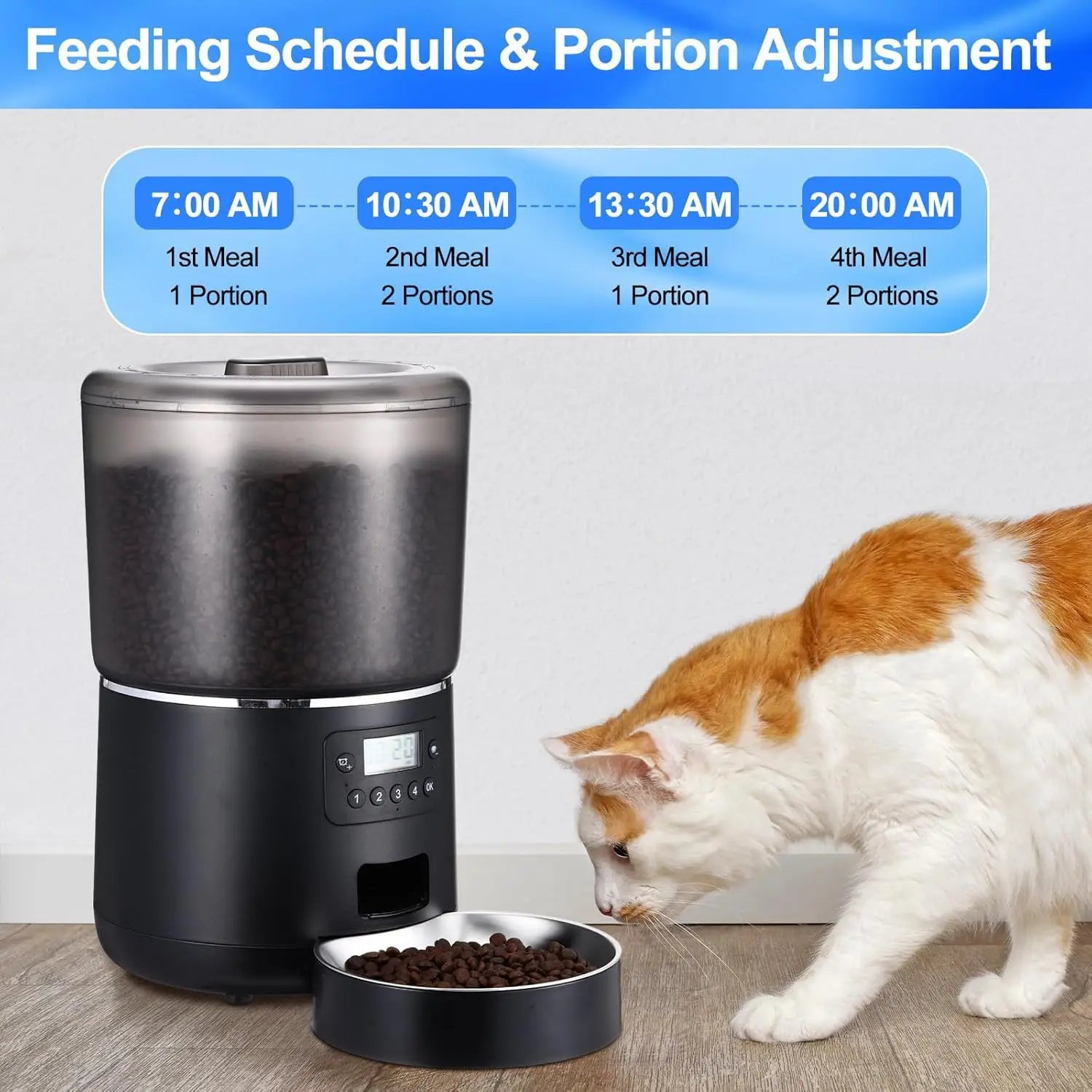 Smart Pet Feeder with WiFi Control